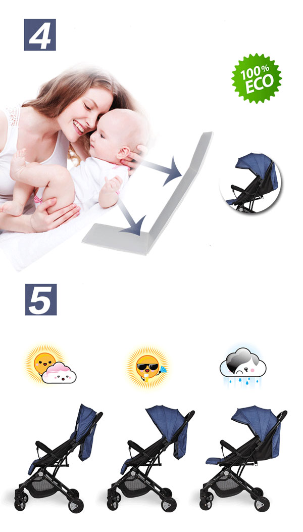 High Quality Baobaohao Multi-Function Stroller Y1-271