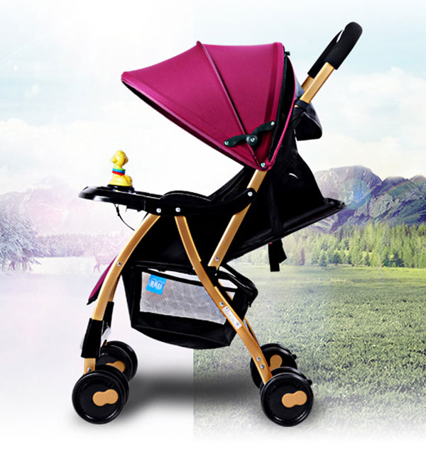 High Quality A1 Bao Boa Hao Folding Baby Stroller (Purpple And Blue)