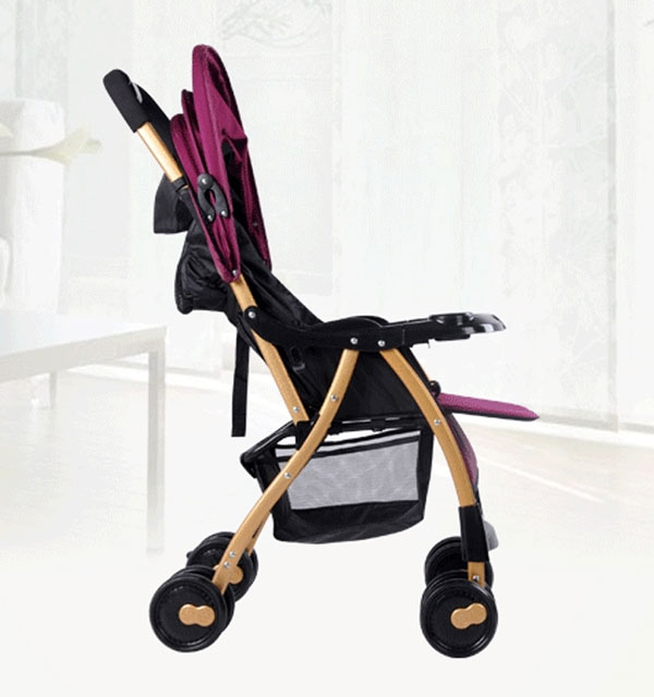 High Quality A1 Bao Boa Hao Folding Baby Stroller (Purpple And Blue)