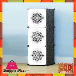 Modern Design Portable Cube Cabinet – 3 cube