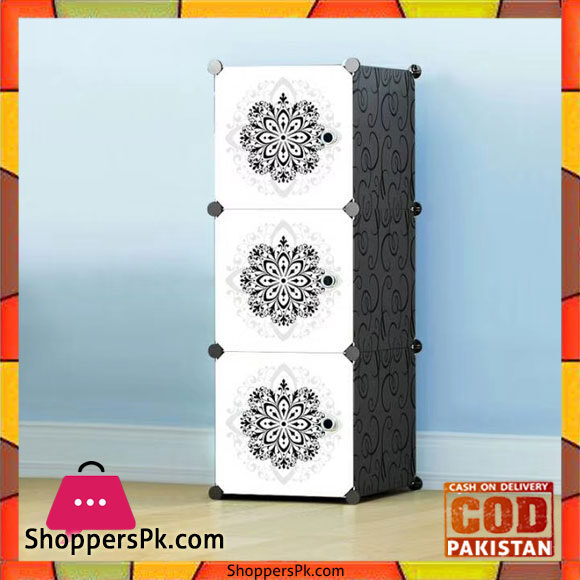 Modern Design Portable Cube Cabinet – 3 Cube
