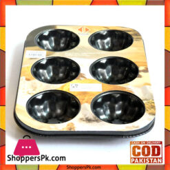 Non Stick 6 Cups Muffin Pan