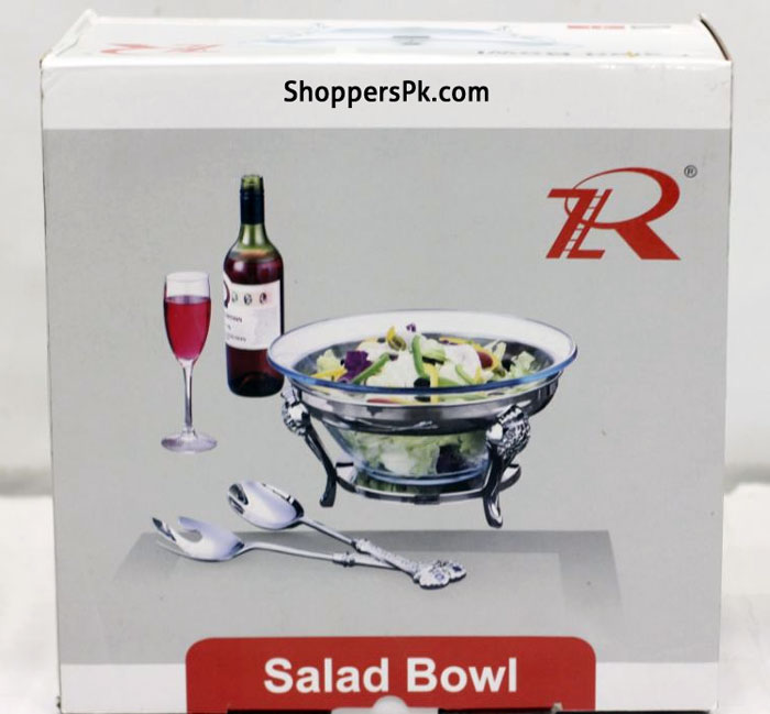 Royal Best Quality Salad Bowl With Server 30 CM