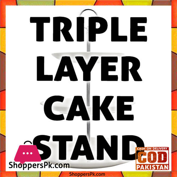 3 Tier Dessert Stand Online in Paksitan