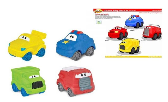 Winfun Rolling Fun Pals Car Set 1290