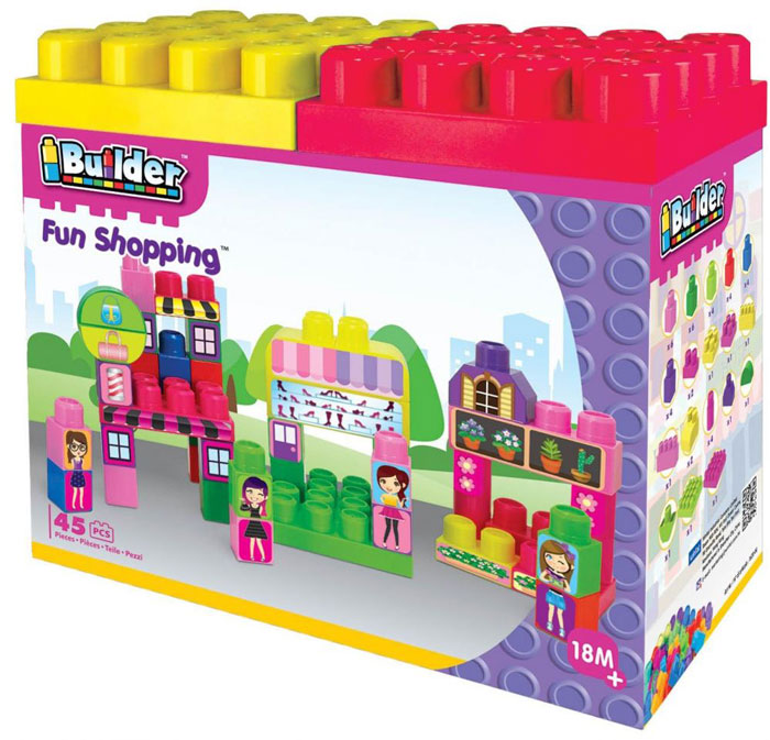 Winfun I Builder Fun Shopping 45 Pcs Block Set