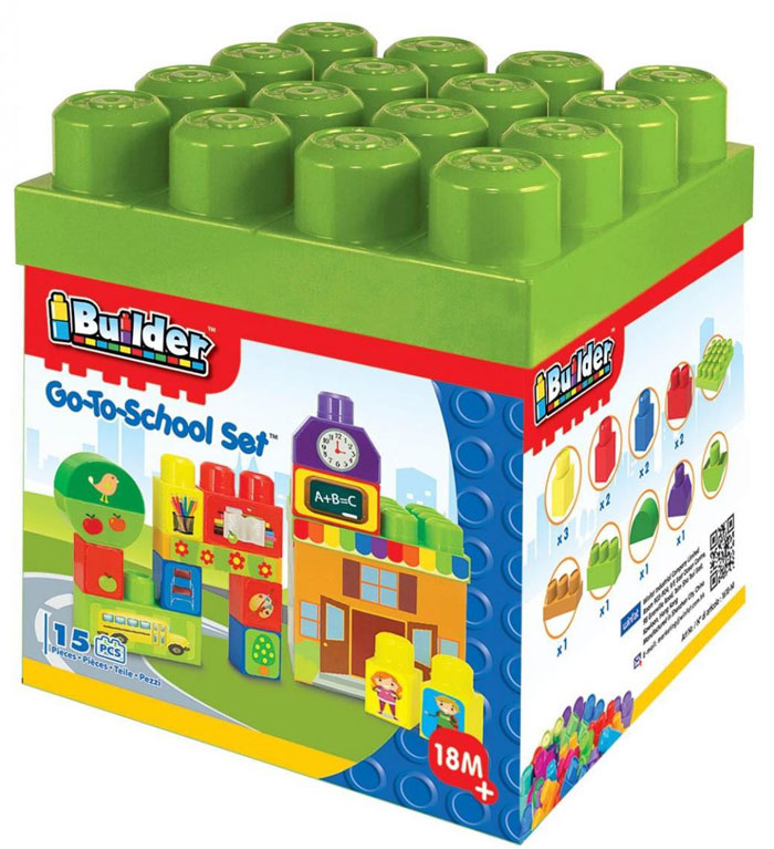 Winfun I Builder Go-To-School Set 15 Pcs Block Set