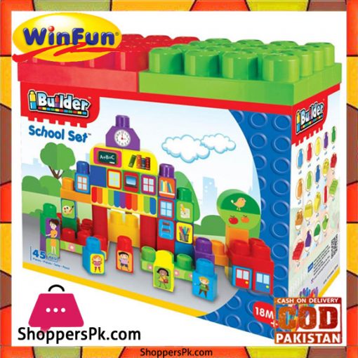 Winfun I Builder School Set 45 Pcs Block Set