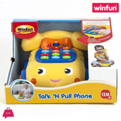 Winfun Win-Talk 'N Pull Phone Multi Color - 0663-01