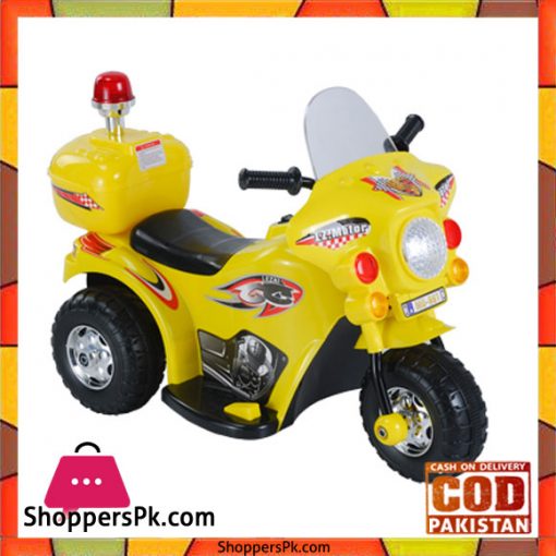 XQ Ride On Plastic Motorcycle For Kids Yellow MD-991