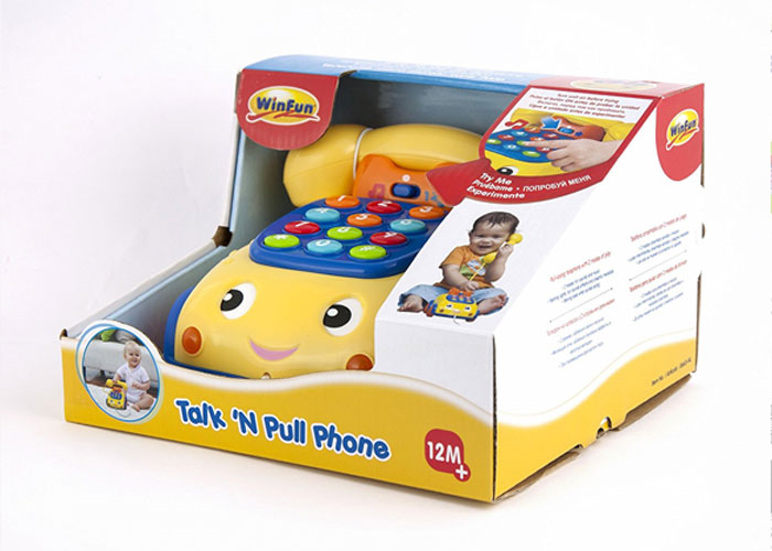 Winfun Win-Talk 'N Pull Phone Multi Color - 0663-01