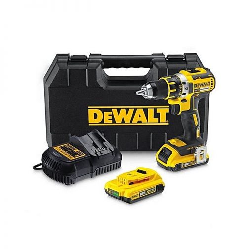 Dewalt Dcd790D2 20V Max* Xr Lithium Ion Brushless Compact Drill / Driver Kit-Yellow & Black