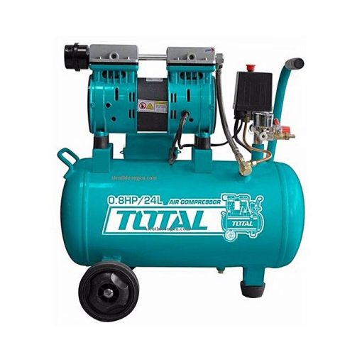 Total Tcs1075242 Silent And Oil Free Air Compressor-Green