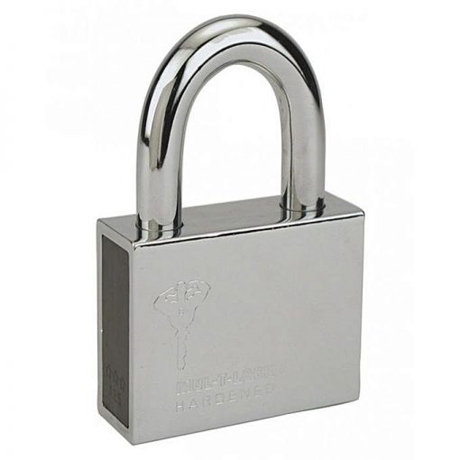 Fitoos Over Brass Padlock - Silver