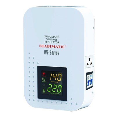 Stabimatic WZ2-1000 - 1000VA, Automatic Voltage Regulator, Ultra Slim Stabilizer, White - Karachi Only