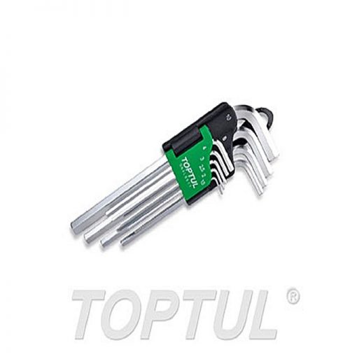 TOPTUL LN Key Set 9pc 1.5 to 10mm long length (hex type) TOPTUL GAAL0911