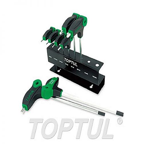 TOPTUL 8PCS Two Way L type Hex Key Wrench AGHD: 2 2.5 3 4 5 6 8 10mm TOPTUL GAAX0802