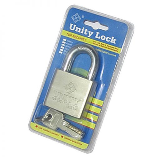 70mm High Quality With 3 Keys Padlock - Silver