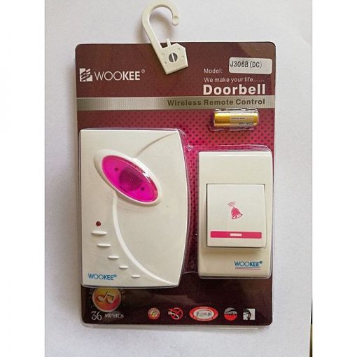 WOOKEE Wireless Remote Control Doorbell J306B (DC)