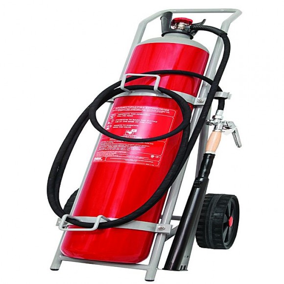 Buy Mobiak Fire Extinguisher Trolley Type CO2 45KG at Best Price in