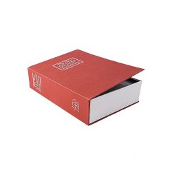 Art 8 Designs Hidden Dictionary Book Safe With Key (Medium) - Maroon