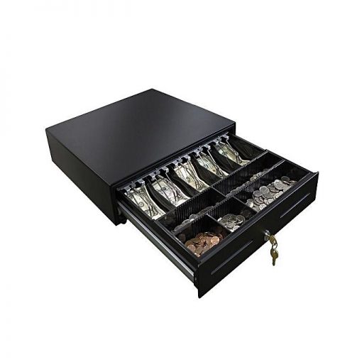 Cash Drawer - Black - 5 Notes Pockets and 5 Coins Pockets