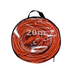Zapple 67 Feet Indoor Outdoor Heavy Duty Power Extension Cord - Orange