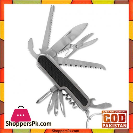 12 In 1 Multi Function Knife Personal Tool - Silver