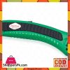 165Mm Heavy Duty Utility Knife Cutter With Spare Blade SCAA2017 - Green