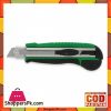 165Mm Heavy Duty Utility Knife Cutter With Spare Blade SCAC1817 - Green