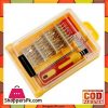 Pack Of 10 Complete 31 In 1 Screwdriver Set White