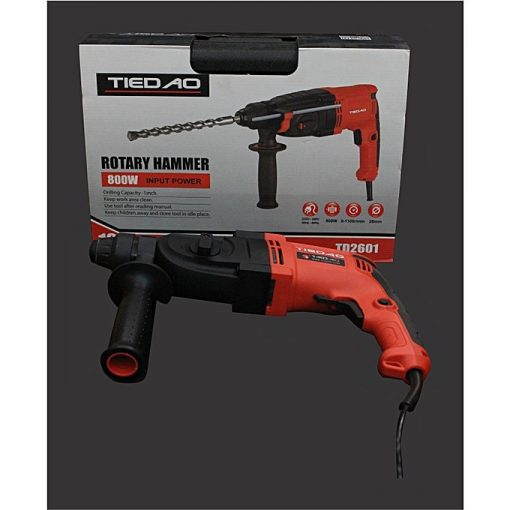 Rotary Hammer 26mm Drill Machine - 100% Copper - Red