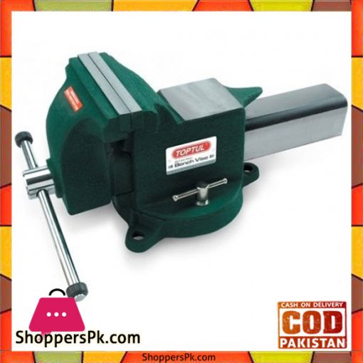 4Inch All Cast Steel Bench Vise DJAC0104 - Green