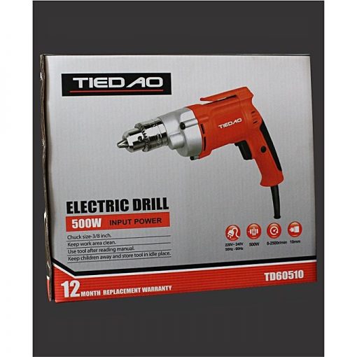 Professional Series 10Mm Electric Drill Td60510 - 100% Copper