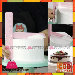 Adjustable Fondant Cake Scraper Polisher Smoother Plastic Decorating Tools