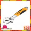 Adjustable Wrench 8 Inch - Black And Yellow
