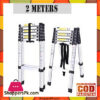 BIT Multipurpose Telescopic Extending Aluminum Ladder 2M