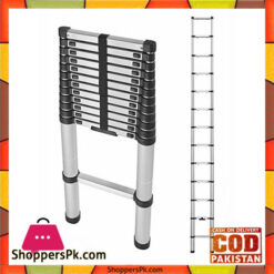 BIT Multipurpose Telescopic Extending Aluminum Ladder 3.8Meter - 12.4 Foot