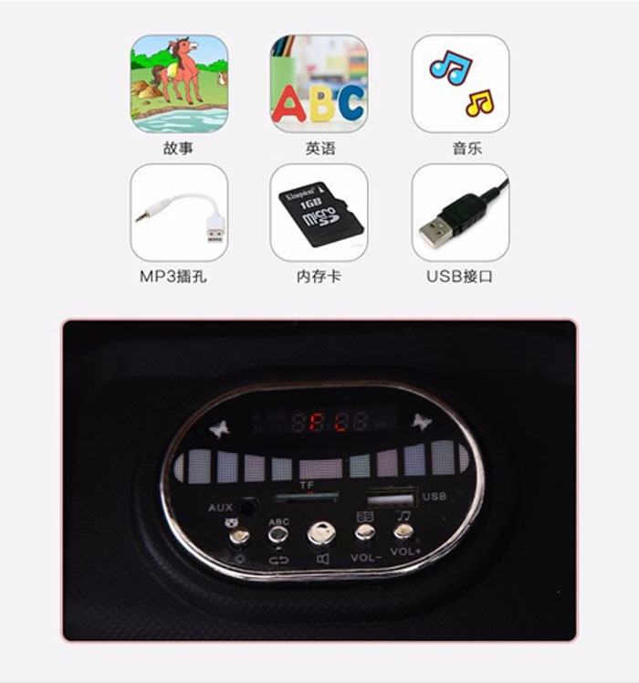 Battery Power Toy Ride On Car Two Seats Kids Electric Car R/C Big Ln-Sv-0074-6