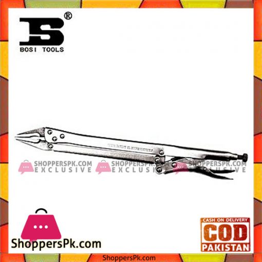Bosi Bs263115 Grip Plier Long Noze Type 15''-Silver