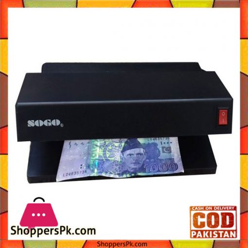 Currency Checker Electric Machine - Black