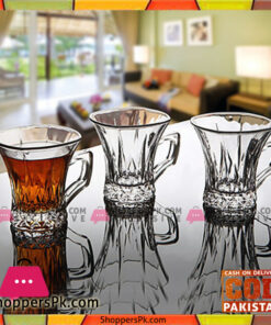 Diamond Cut Cup Set 6 Piece