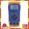 Digital Electronic Auto Multi Meter With Led Light - Yellow And Purple