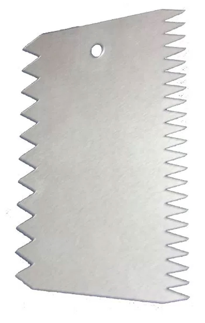 Double Edge Metal Icing Comb