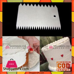 Double Edge Metal Icing Comb