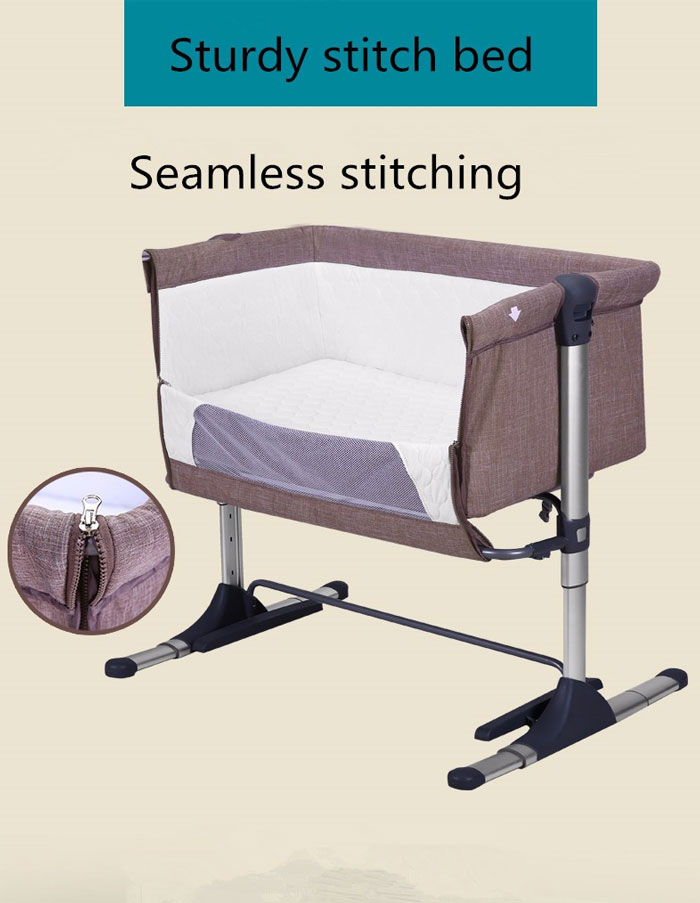 European Quality Portable Bedside Baby Crib Baby Bed