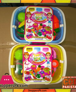 Happy Kitchen DIY Fruite Cutting Toy Basket for Kids