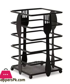 High Qaulity Spoon Holder Black Cutlery Stand Painted