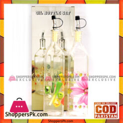 High Quality Vinegar and Oil Acrylic Plastic Bottle Set 2 Pcs Set