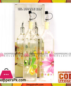 High Quality Vinegar and Oil Acrylic Plastic Bottle Set 2 Pcs Set